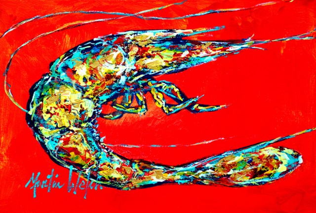 Picture of Carolines Treasures MW1207PLMT Shrimp Boil Fabric Placemat