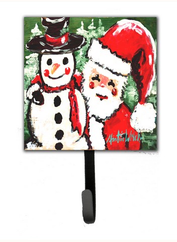 Friends Snowman & Santa Claus Leash or Key Holder