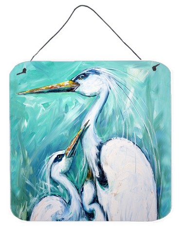 Mothers Love Egret Wall or Door Hanging Prints