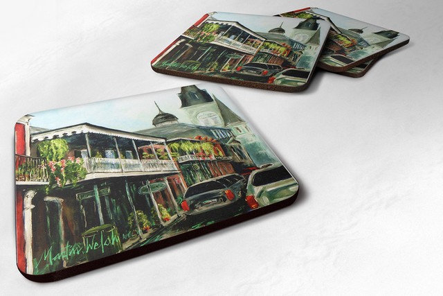 St Louis Cathedral Foam Coaster