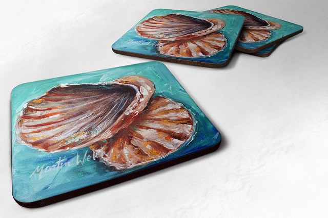 Shells Not in a Row Foam Coaster