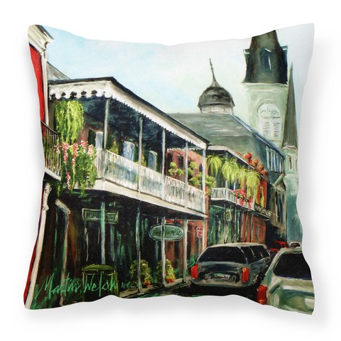 St Louis Cathedral Fabric Decorative Pillow