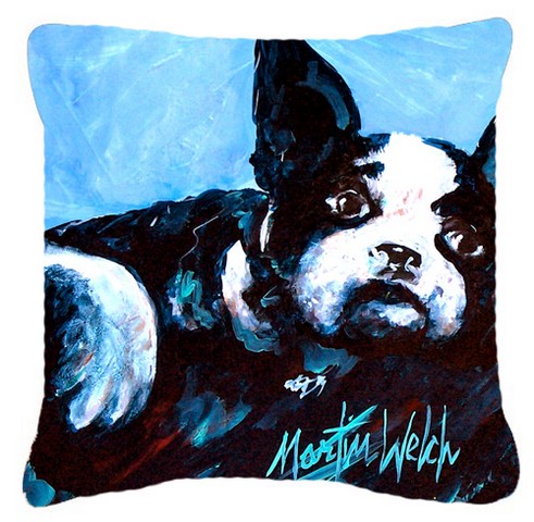 Boston Terrier Just Jake Fabric Decorative Pillow