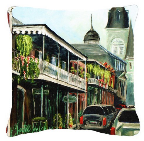 St Louis Cathedral Fabric Decorative Pillow