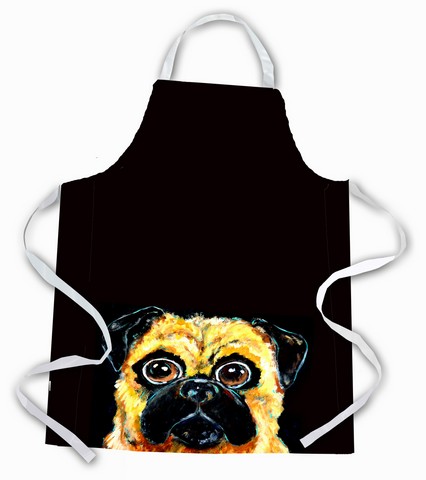 Picture of Carolines Treasures MW1254APRON Pug it Out Apron
