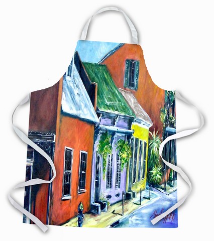Picture of Carolines Treasures MW1258APRON New Orleans Somewhere Close Apron