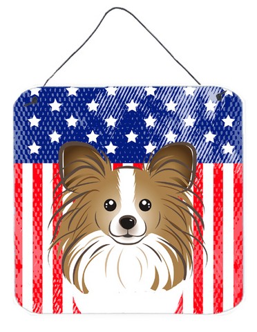 American Flag & Papillon Wall or Door Hanging Prints