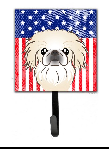 American Flag & Pekingese Leash or Key Holder