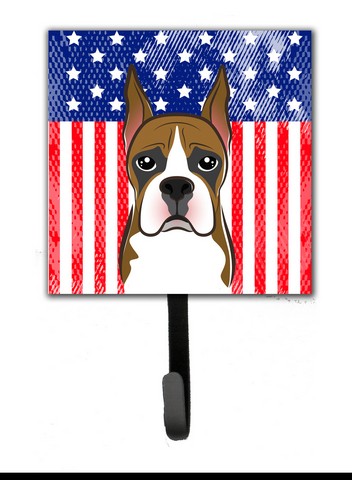 American Flag & Boxer Leash or Key Holder