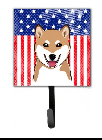 American Flag & Shiba Inu Leash or Key Holder