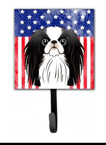 American Flag & Japanese Chin Leash or Key Holder