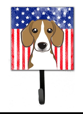 American Flag & Beagle Leash or Key Holder