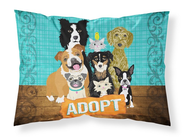 Adopt Pets Adoption Fabric Standard Pillowcase