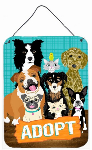 Adopt Pets Adoption Wall or Door Hanging Prints - 16 x 0.02 x 12 in.
