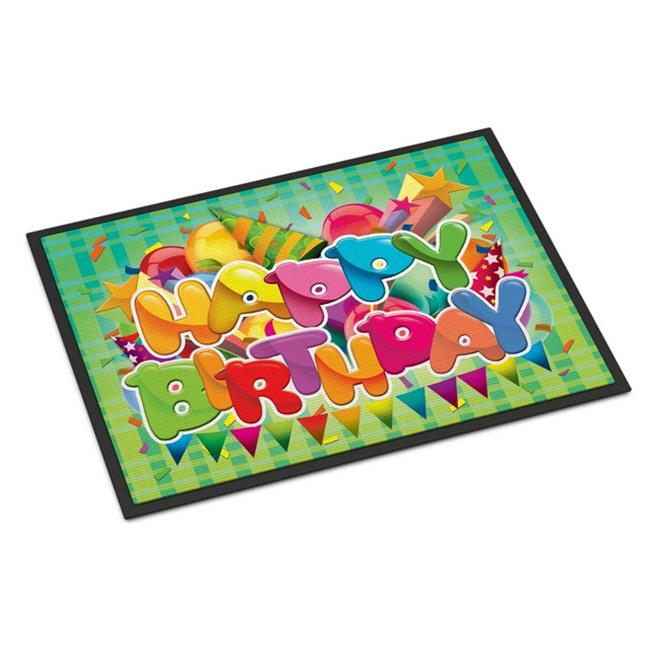 Carolines Treasures APH8872JMAT Happy Birthday Indoor or Outdoor Mat  24 x 36...