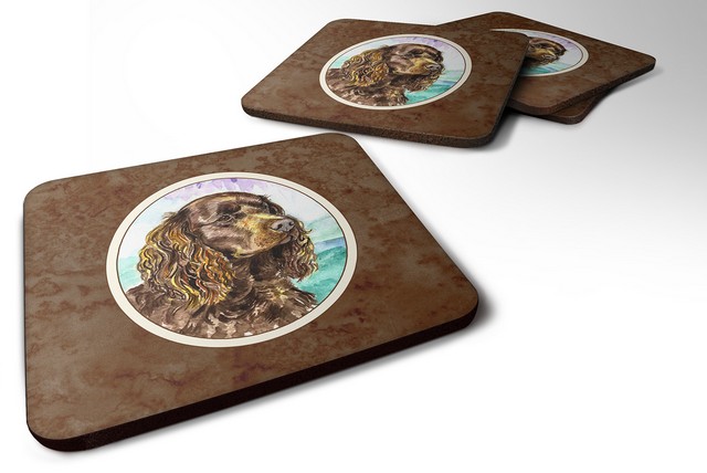 Picture of Carolines Treasures 7008FC American Water Spaniel Foam Coaster, Set of 4