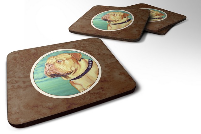 Picture of Carolines Treasures 7024FC Dogue de Bordeaux Foam Coaster, Set of 4