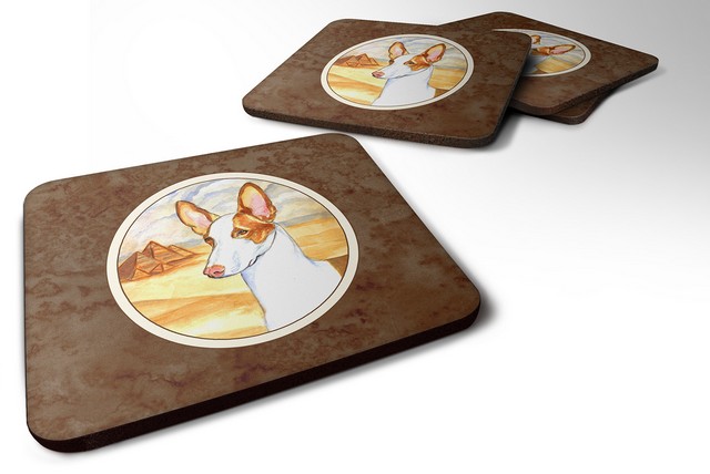 Picture of Carolines Treasures 7031FC Ibizan Hound Foam Coaster, Set of 4
