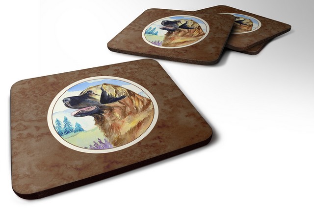 Picture of Carolines Treasures 7056FC Leonberger Foam Coaster, Set of 4