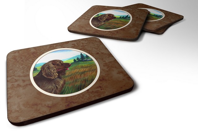 Picture of Carolines Treasures 7122FC Sussex Spaniel Foam Coaster, Set of 4