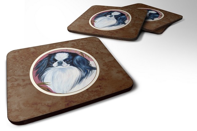 Picture of Carolines Treasures 7149FC Japanese Chin Foam Coaster, Set of 4