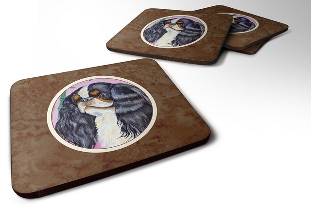 Picture of Carolines Treasures 7170FC English Toy Spaniel Foam Coaster, Set of 4