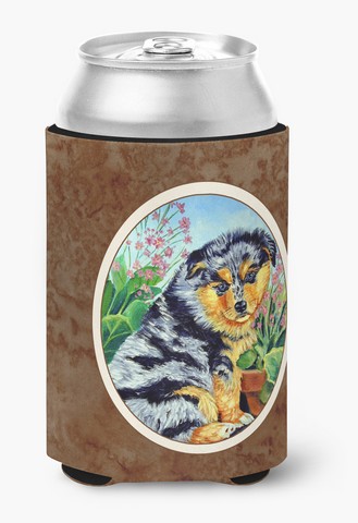 Picture of Carolines Treasures 7045CC Australian Shepherd Puppy Can or Bottle Hugger