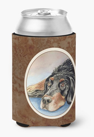 Picture of Carolines Treasures 7062CC Gordon Setter Waiting on Mom Can or Bottle Hugger