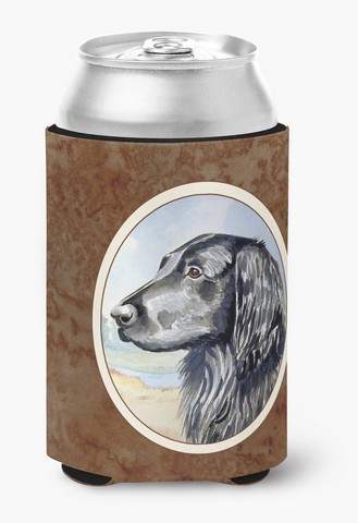 Picture of Carolines Treasures 7064CC Flat Coated Retriever Can or Bottle Hugger, 0.25 x 4 x 5.5 in.