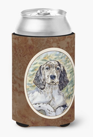 Picture of Carolines Treasures 7065CC English Setter Patience Can or Bottle Hugger