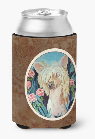 Picture of Carolines Treasures 7087CC Chinese Crested Can or Bottle Hugger, 0.25 x 4 x 5.5 in.