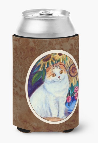 Picture of Carolines Treasures 7153CC Cat Can or Bottle Hugger, 0.25 x 4 x 5.5 in.