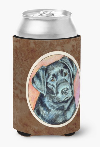 Picture of Carolines Treasures 7177CC Black Labrador Can or Bottle Hugger