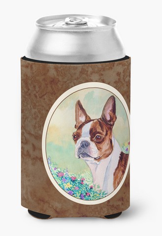 Picture of Carolines Treasures 7222CC Red & White Boston Terrier Can or Bottle Hugger