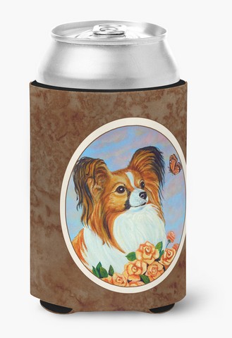Picture of Carolines Treasures 7246CC Papillon Can or Bottle Hugger, 0.25 x 4 x 5.5 in.