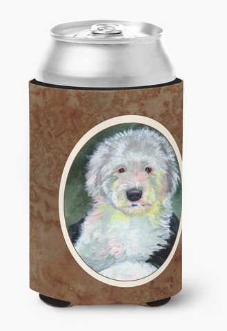 Picture of Carolines Treasures 7252CC Old English Sheepdog Can or Bottle Hugger
