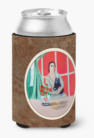 Picture of Carolines Treasures 7269CC Lady with Her Schipperke Can or Bottle Hugger, 0.25 x 4 x 5.5 in.