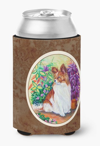 Picture of Carolines Treasures 7274CC Papillon Can or Bottle Hugger, 0.25 x 4 x 5.5 in.