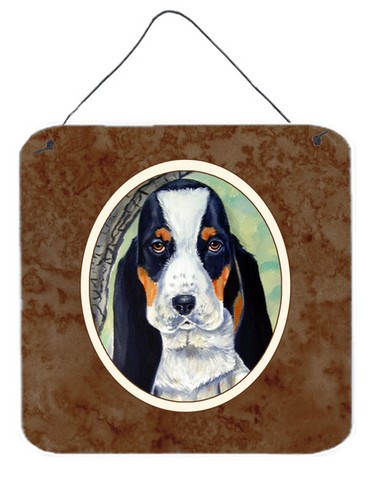 Basset Hound on the Branch Wall or Door Hanging Prints