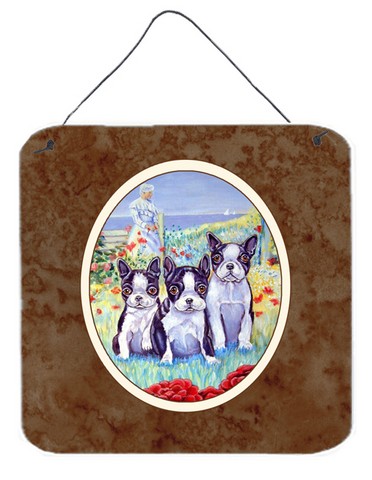 Boston Terrier Trio Wall or Door Hanging Prints