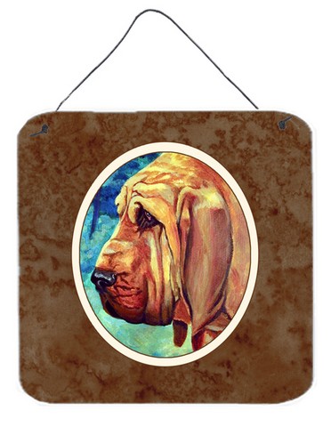 Bloodhound Wall or Door Hanging Prints, 6 x 0.02 x 6 in.