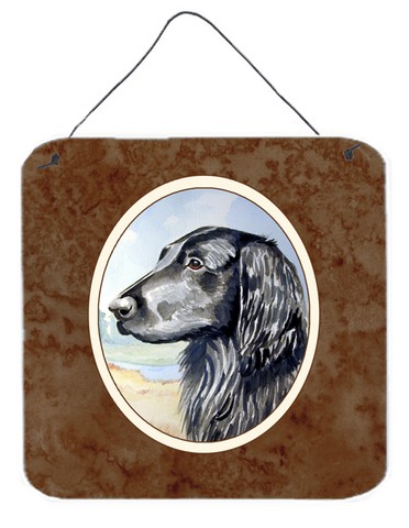 Flat Coated Retriever Wall or Door Hanging Prints, 6 x 0.02 x 6 in.