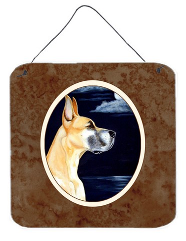 Fawn Great Dane Moonlight Stroll Wall or Door Hanging Prints