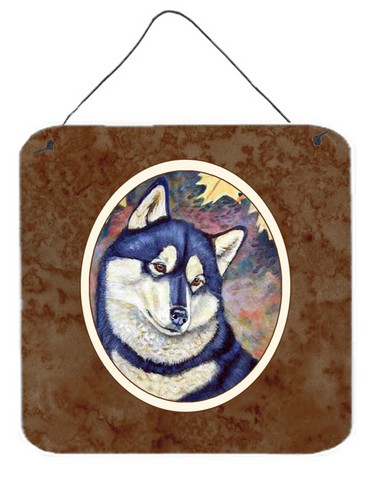 Fall Leaves Siberian Husky Wall or Door Hanging Prints