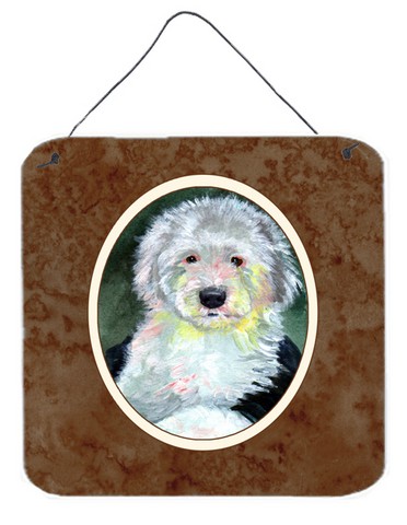 7252DS66 Old English Sheepdog Wall or Door Hanging Prints