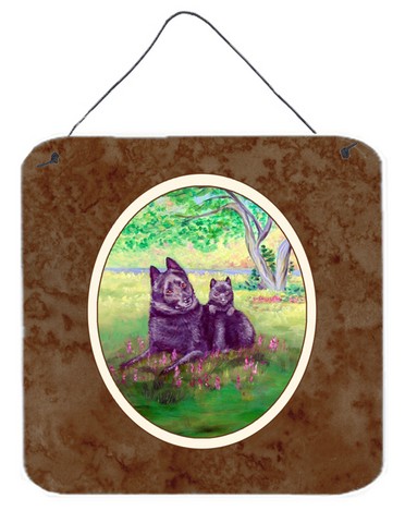 Schipperke & Puppy Wall or Door Hanging Prints