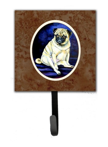 Picture of Carolines Treasures 7026SH4 Fawn Pug Penny for Your Thoughts Leash or Key Holder
