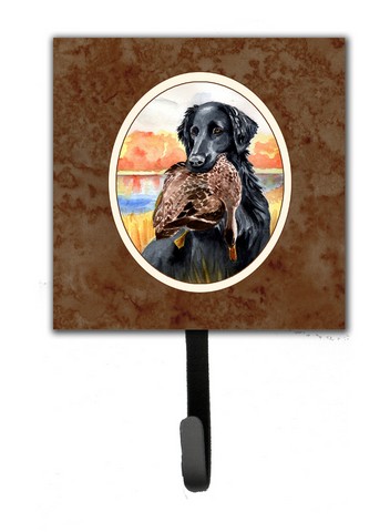 Picture of Carolines Treasures 7032SH4 Flat Coated Retriever Leash or Key Holder, 6 x 1.25 x 4.25 in.
