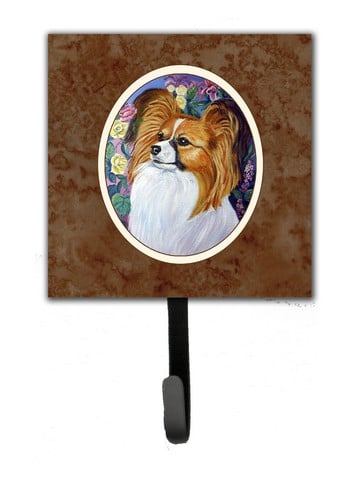 Picture of Carolines Treasures 7041SH4 Papillon Leash or Key Holder&#44; 6 x 1.25 x 4.25 in.
