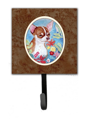 Picture of Carolines Treasures 7053SH4 Chihuahua in flowers Leash or Key Holder